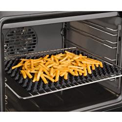 Tapis de cuisson en silicone, noir