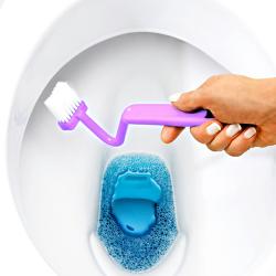 Brosse WC coudée