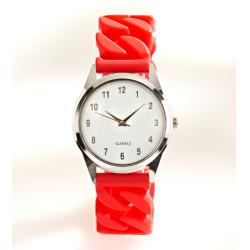 Montre à bracelet stretch, rouge