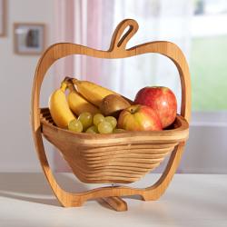Corbeille pliable en bambou