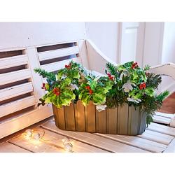 Plantes artificielles pour jardinière Hivere jardinière
