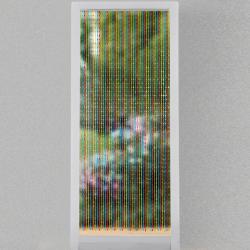 Rideau en perles, multicolore