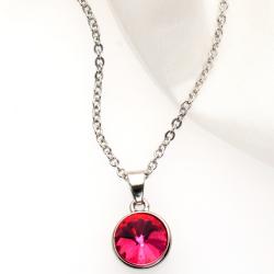 Collier, rose