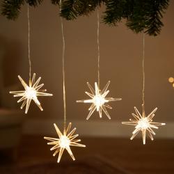 Étoile étincelante à LED