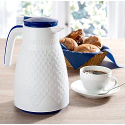 Carafe isotherme blanc/bleu