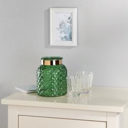 Vase, vert/or