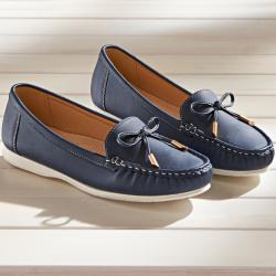 Mocassins, bleu marine