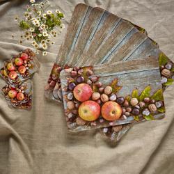 Set de tables Nature morte Basilico, 12 pièces