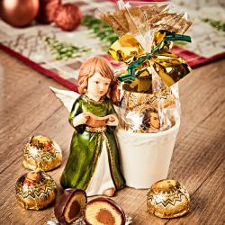Ange de Noël avec « boules de Mozart »