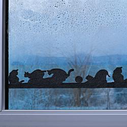 Lot de 4 absorbeurs de condensation pour vitres 