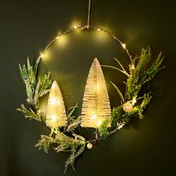 Anneau métallique LED 