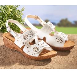 Sandales, blanc