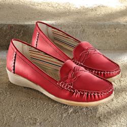 Mocassin, rouge