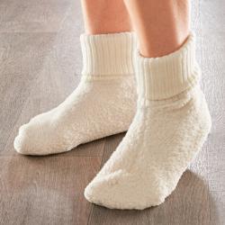Chaussettes épaisses beiges
