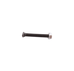Boulon à tête ovale 80 mm adaptable - BlackSteel