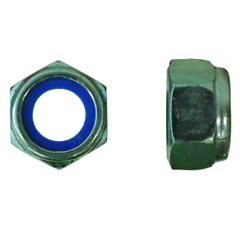 Boîte de 100 écrous héxagonal autofreiné 8.8 Ø 12 mm