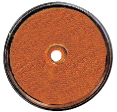 Catadioptre orange rond ∅ 60 mm adaptable