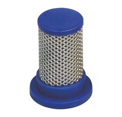 Filtre de buse 50 mesh bleu anti-goutte à ressort
