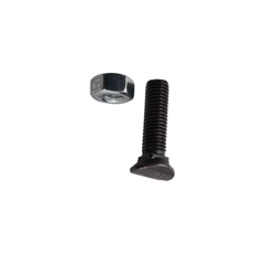 Boulon à tête ovale 48 mm adaptable - BlackSteel