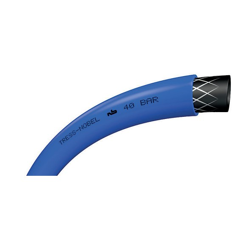 Tuyau en PVC bleu 40 bars tressé pour refoulement de fluide - 25 m spécial pulvérisation