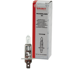 Ampoule halogène H1 - 12 V / 55 W adaptable