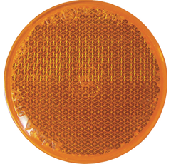 Catadioptre orange adhésif ∅ 60 mm adaptable
