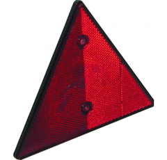 Catadioptre triangulaire rouge adaptable