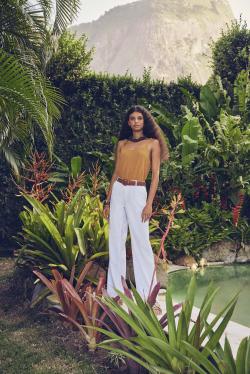 Pantalon large leana