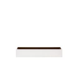 Tiroir de rangement Wood pour lits 90 x 200 - Blanc - Oliver Furniture