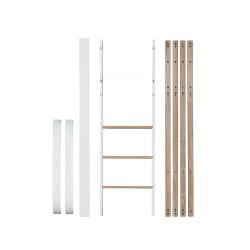 Kit de conversion Mini+ Wood pour lit junior mezzanine mi-haut - Blanc/Chêne - Oliver Furniture