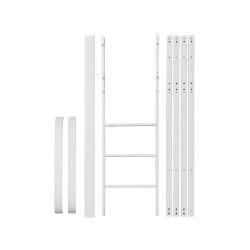 Kit de conversion Mini+ Wood pour lit junior mezzanine mi-haut - Blanc - Oliver Furniture