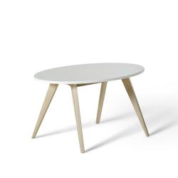 Table enfant PingPong - Blanc/Chêne - Oliver Furniture