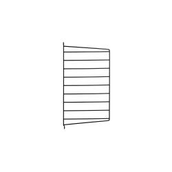 Portant mural 50 x 30 cm - Noir - String Furniture