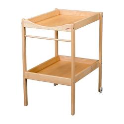 Table à langer Alice - Vernis narurel - Combelle