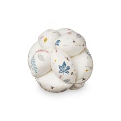 Balle de préhension Pressed leaves rose - Blanc - Cam Cam