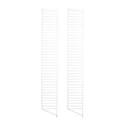 Pack 2 portants muraux au sol 200 x 30 cm - Blanc - String Furniture