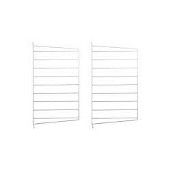 Pack 2 portants muraux 50 x 30 cm - Blanc - String Furniture