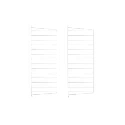 Pack 2 portants muraux 75 x 30 cm - Blanc - String Furniture