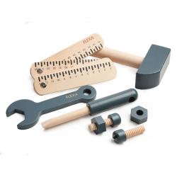 Set d'outils pour établi - Bleu foncé - Flexa Play