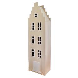 Armoire maison Amsterdam Escalier - Bois brut - Kast Van Een Huis