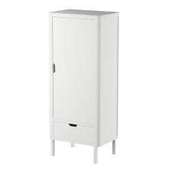 Armoire 1 porte - Blanc - Sebra
