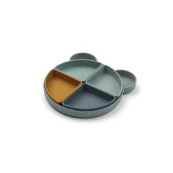 Assiette à Compartiments Mr. Bear Arne - Bleu mix - Liewood