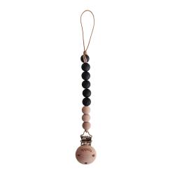 Attache-Tétine Cleo - Noir - Mushie