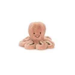 Peluche Odell la pieuvre Baby - Brique - Jellycat