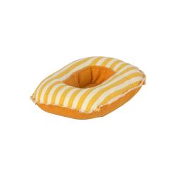 Bateau gonfable miniature rayé - Jaune - Maileg