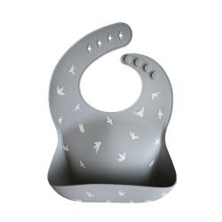 Bavoir en Silicone Mouettes - Mushie