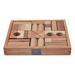 Blocs de construction naturel 30 pièces - Wooden Story