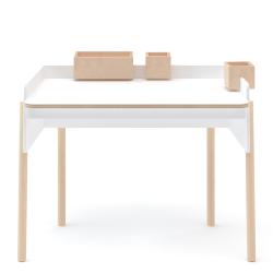 Bureau évolutif Brooklyn - Blanc/Bouleau - Oeuf NYC