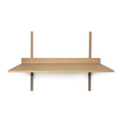 Bureau mural Sector - Chêne/Noir - Ferm Living