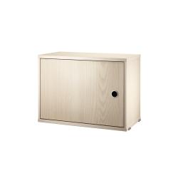 Caisson 1 porte 58 x 30 cm - Frêne - String Furniture